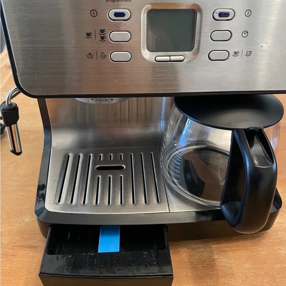 Krups XP2070 Programmable 10 Cup Coffee/Pump Espresso Machine Works COMPlete - Picture 3 of 7